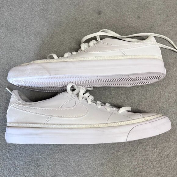 Nike Court Legacy Youth Shoes Size 7 All White School, Play, Streetwear - Picture 8 of 12
